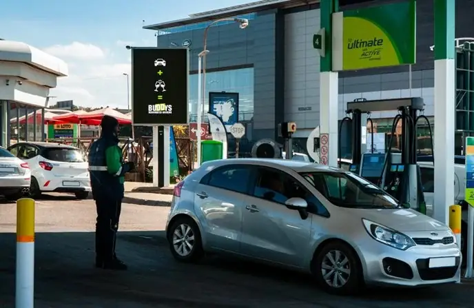 Digilites forecourt digital screen network